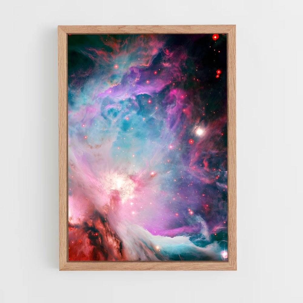 Poster Lumineux de la Nébulosité d'Orion – affiche Nébuleuses (vue 4)